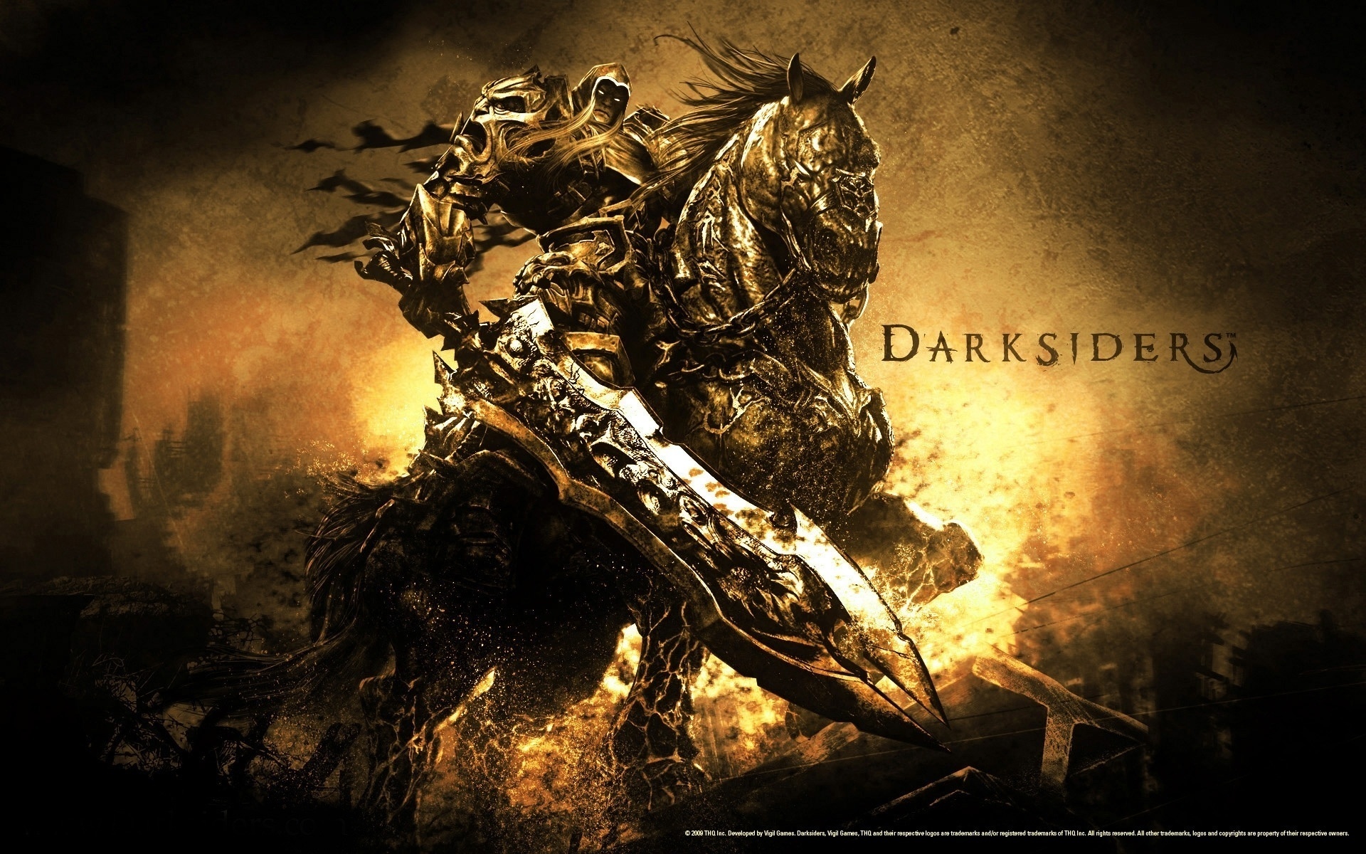 darksiders, Черный рыцарь, всадник с  мечем