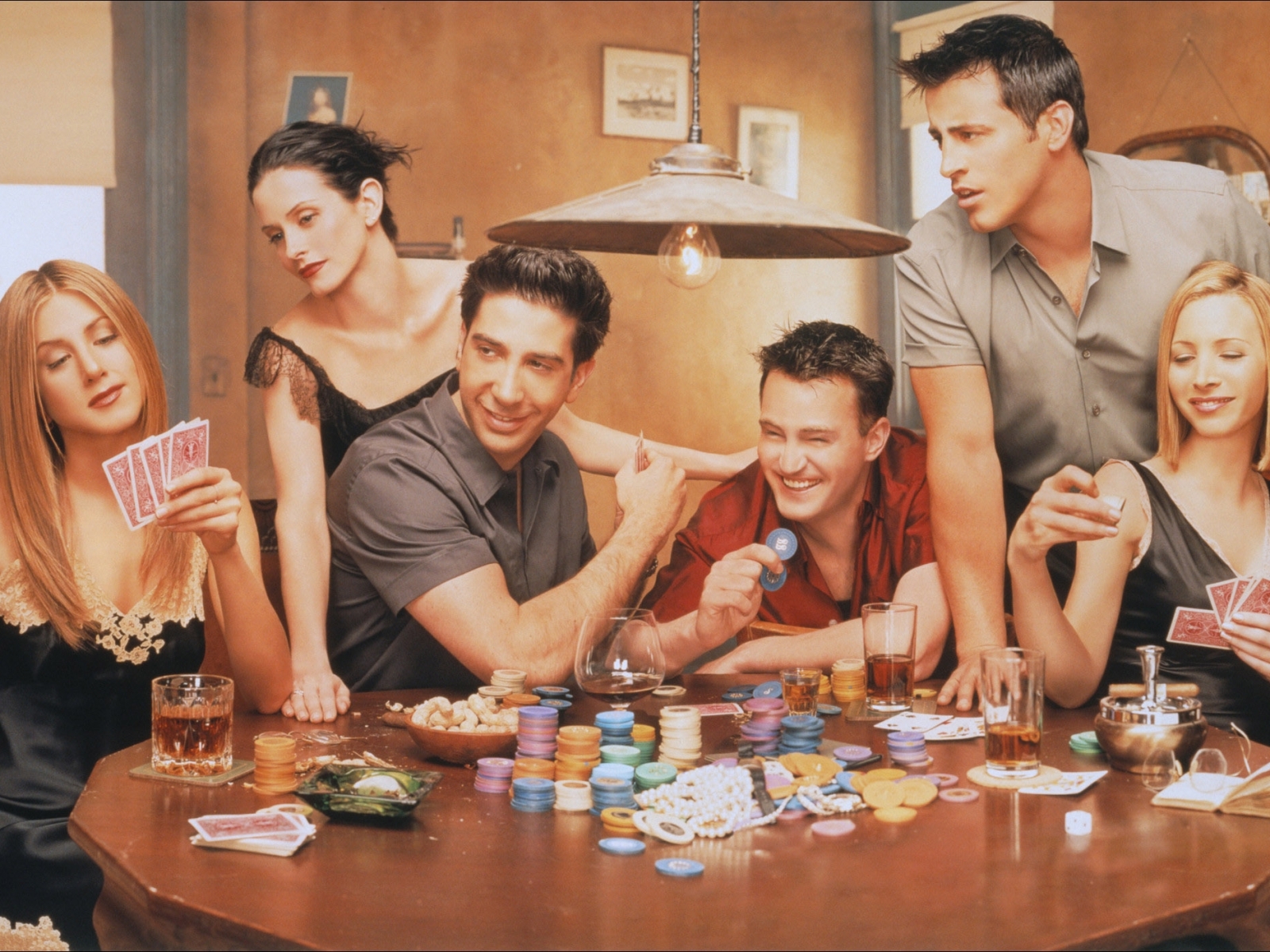 друзья покер фишки игра встреча дженнифер энистон