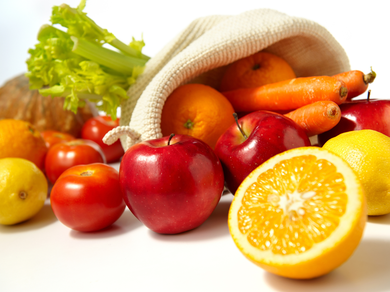 еда, фрукты, овощи, яблоки, лимоны, апельсины