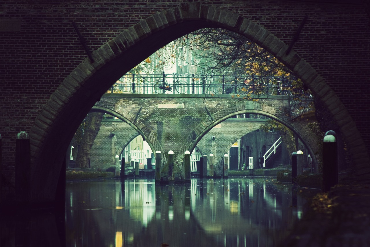 Амстердам,мосты,река,вода,велосипед