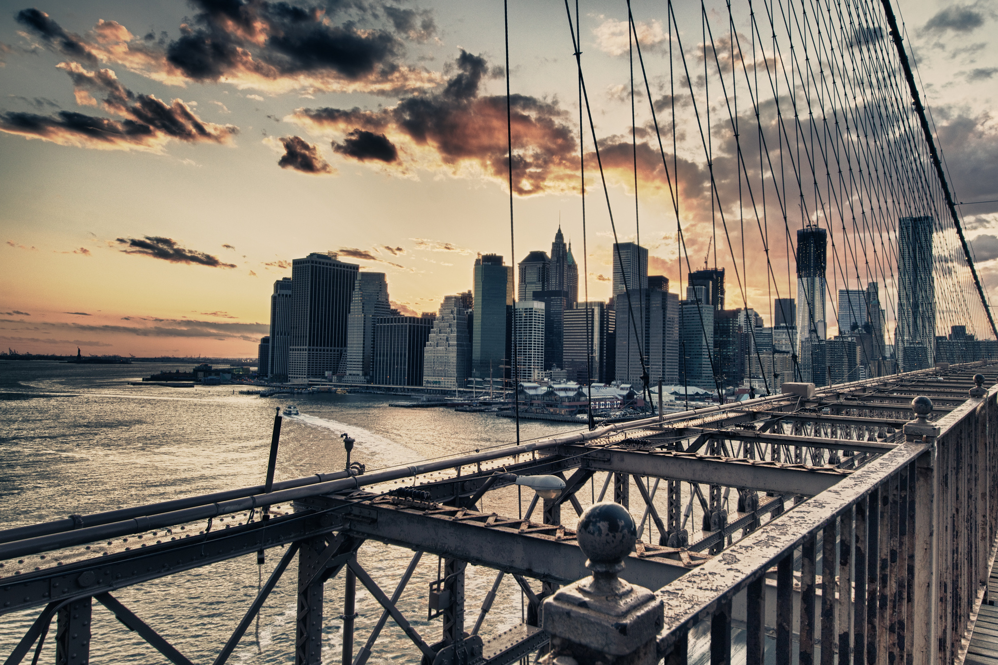 New York, USA, NYC Brooklyn Bridge